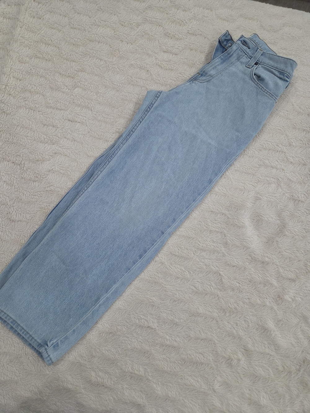 Hollister Men's Straight Jeans Light Blue Wash